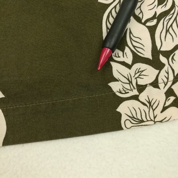 Vintage 2000 Tommy Hilfiger Shirt Hawaiian Floral Button Up Y2K Green Mens XL - Picture 6 of 8